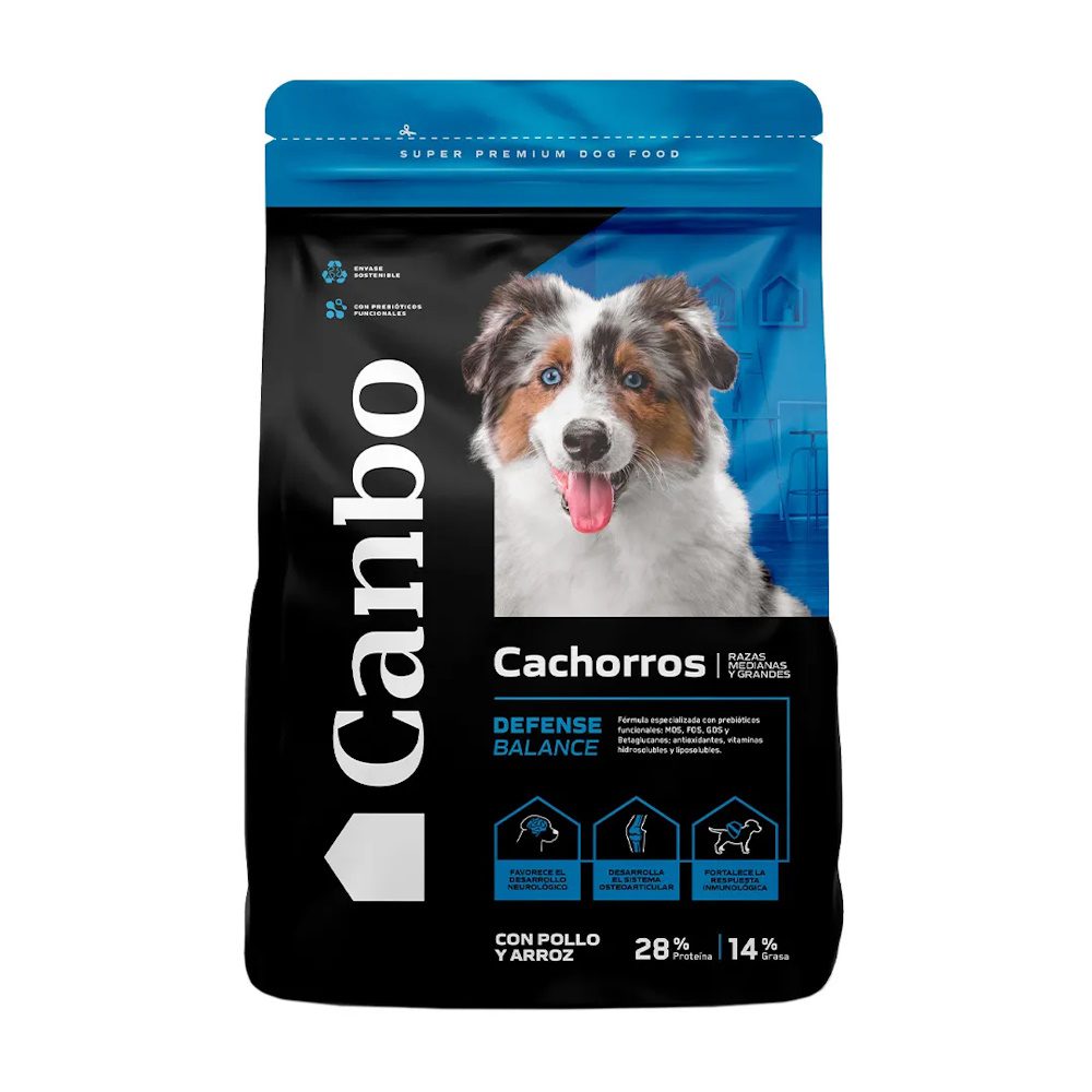 Canbo Pollo y Arroz Cachorro Raza Mediana y Grande 3 kg