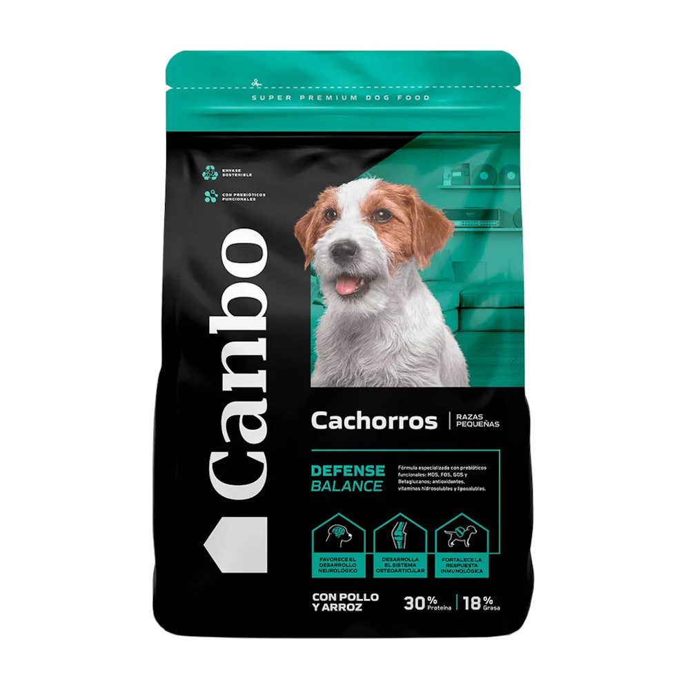 Canbo Pollo y Arroz Cachorro Raza Pequeña 1 kg