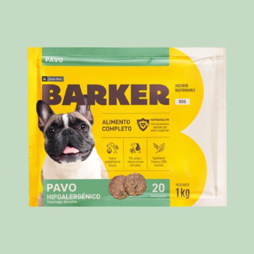 BARKER-ALIMENTACION-NATURAL-PARA-PERROS-PAVO.jpg Barker Hamburguesas para Perros, Pavo 20 u