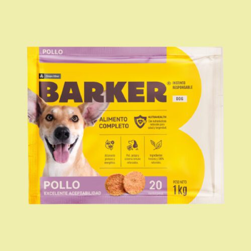BARKER-ALIMENTACION-NATURAL-PARA-PERROS-POLLO.jpg Barker Hamburguesas para Perros, Pollo 20 u