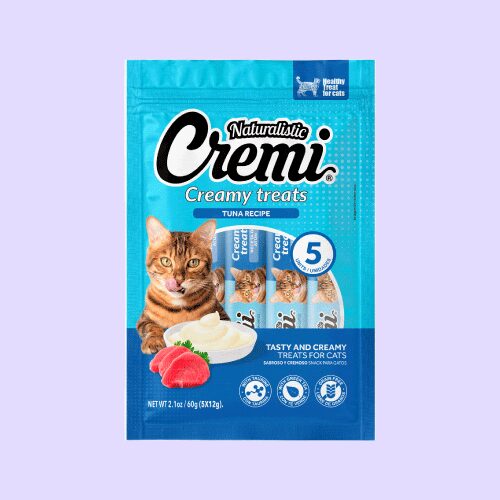 CREMI-CREAMY-TREATS-TUNA-RECIPE-X-5-UND CREMI CREAMY TREATS TUNA RECIPE, 60 g