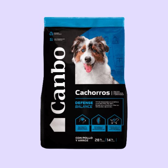 Canbo-Pollo-Arroz-Cachorro-Raza-Mediana-y-Grande-3-kg.png Canbo Pollo & Arroz Cachorro Raza Mediana y Grande 3 kg