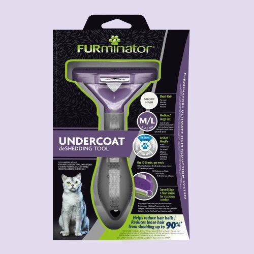 FURminator-Undercoat-MDLG-Cat-Short-Hair FURminator Undercoat MD/LG Cat Short Hair