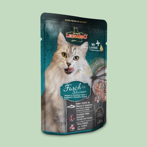 Leonardo-Pouch-Fish-Shrimps-85-g-1 Leonardo Pouch Fish + Shrimps, 85 g