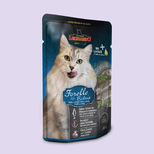 Leonardo-Pouch-Trout-Catnip-85-g-1 Leonardo Pouch Trout + Catnip, 85 g