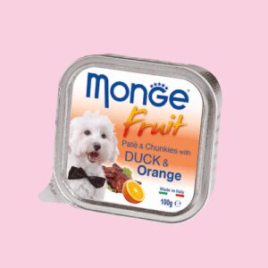 MONGE-CANINE-FRUIT-PATO-Y-NARANJA-LATA-100-G-PNG Monge® Fruit Pato y Naranja 100 g