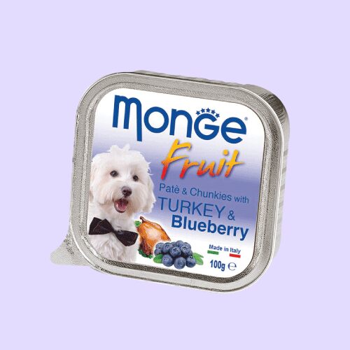 MONGE-CANINE-FRUIT-PAVO-Y-ARANDANOS-LATA-100-G-PNG Monge® Fruit Pavo y Arándanos 100 g