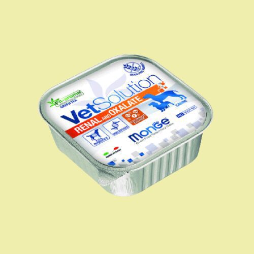 VET SOL_CANINE_RENAL_OXALATE_150gr-PNG Monge® VS Canine Renal & Oxalate Alutray 150 g