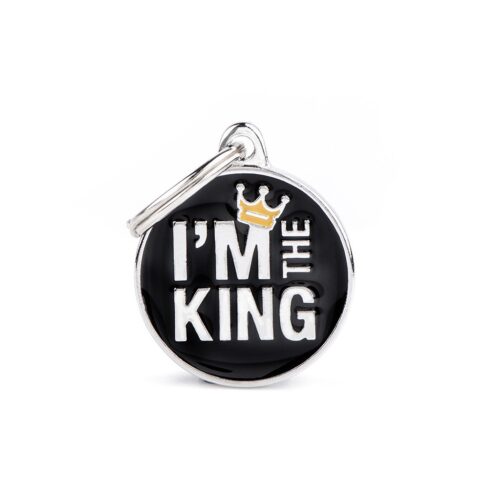 My-family-medium-i-m-the-king-id-tag MY FAMILY - I'M THE KING (MEDIUM)