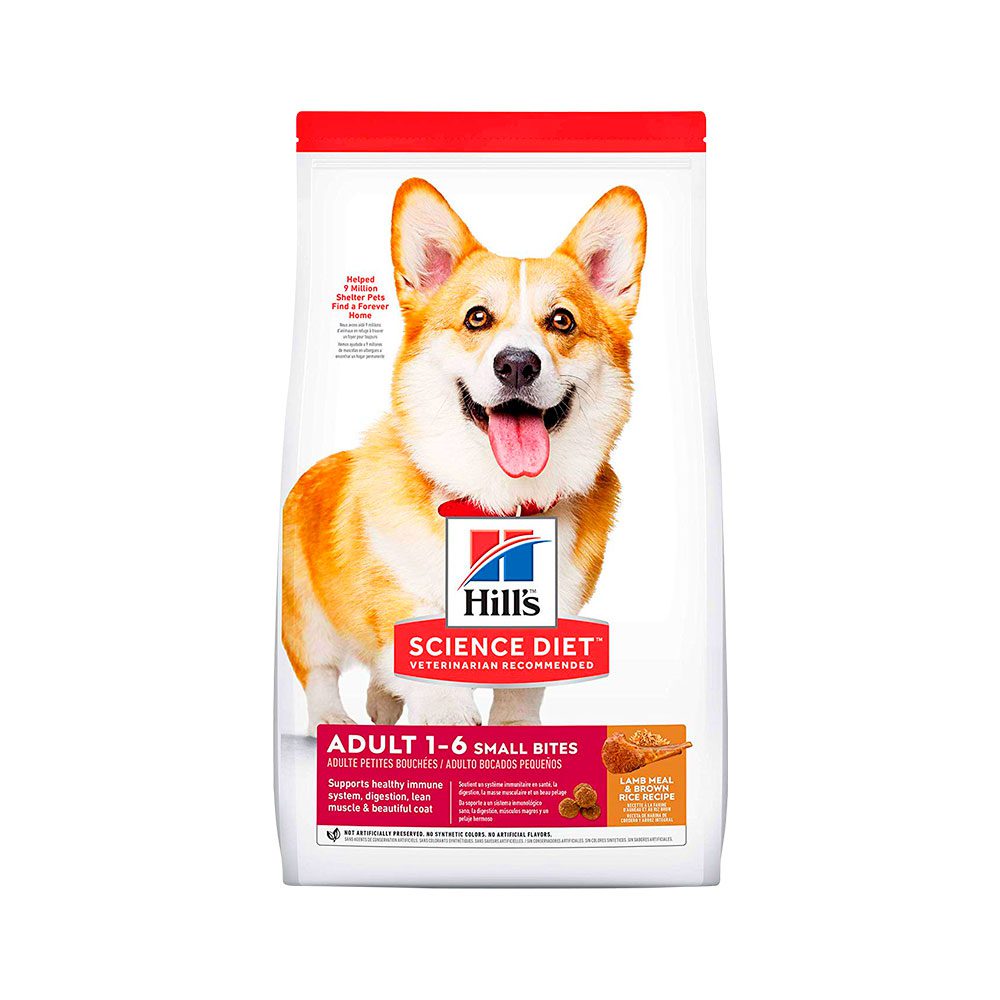 HILLS Adult Lamb & Rice Small Bites 4.5 lb (2 kg)