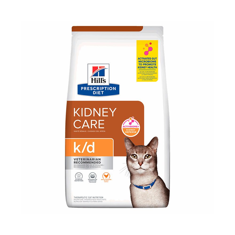 Hills PD Feline k/d Dry 4 lb -1.8kg