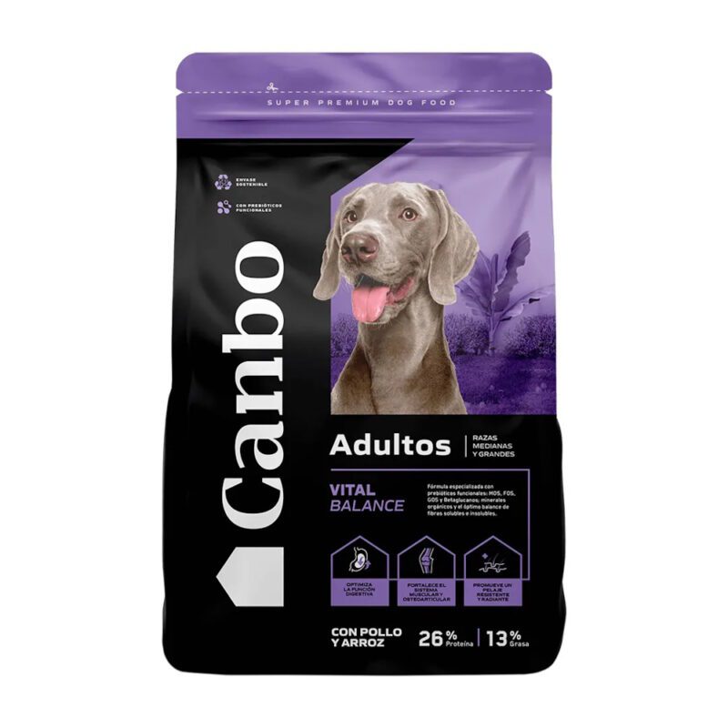 166150-1200-auto Canbo Pollo y Arroz Adulto Raza Mediana y Grande 3 kg