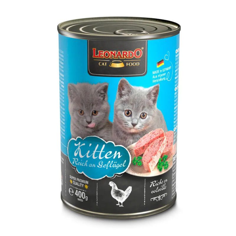 173471-1200-auto Leonardo Quality Selection Kitten Rich in Poultry, 400 g