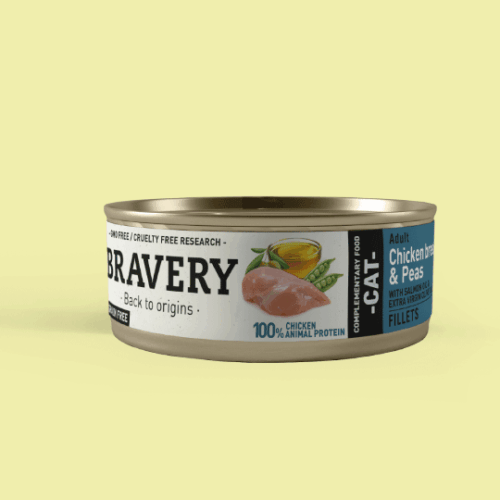 Bravery Chicken and Peas Adult Cat 70 g