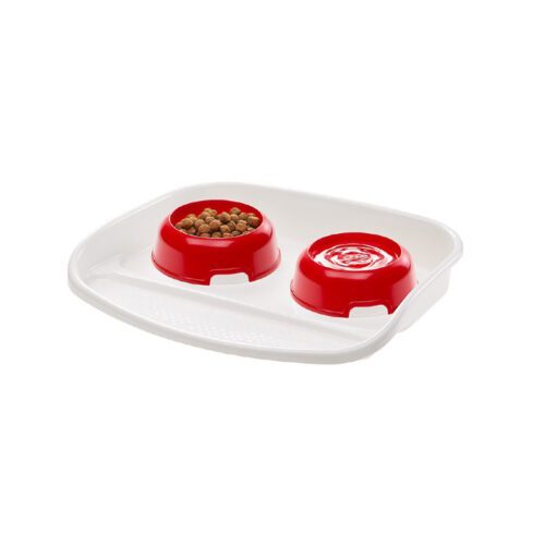 71910021-1 Ferplast Lindo Bandeja con Dos Platos