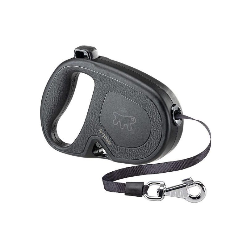 75094217-1 Ferplast Flippy One Tape Black Lead Correa Retráctil