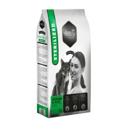 Amity-Premium-Pollo-y-Arroz-Gatos-castrados Amity Premium de pollo y arroz para gato adulto esterilizado