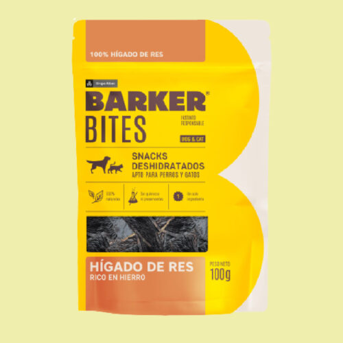 Barker Bites Hígado de Res 100 GR