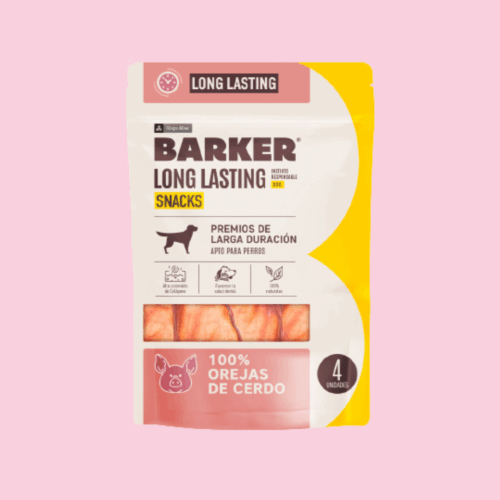 Barker Long Lasting Orejas de Cerdo 4 u