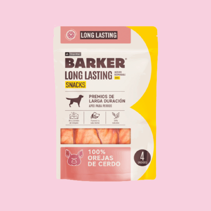 Barker Long Lasting Orejas de Cerdo 4 u