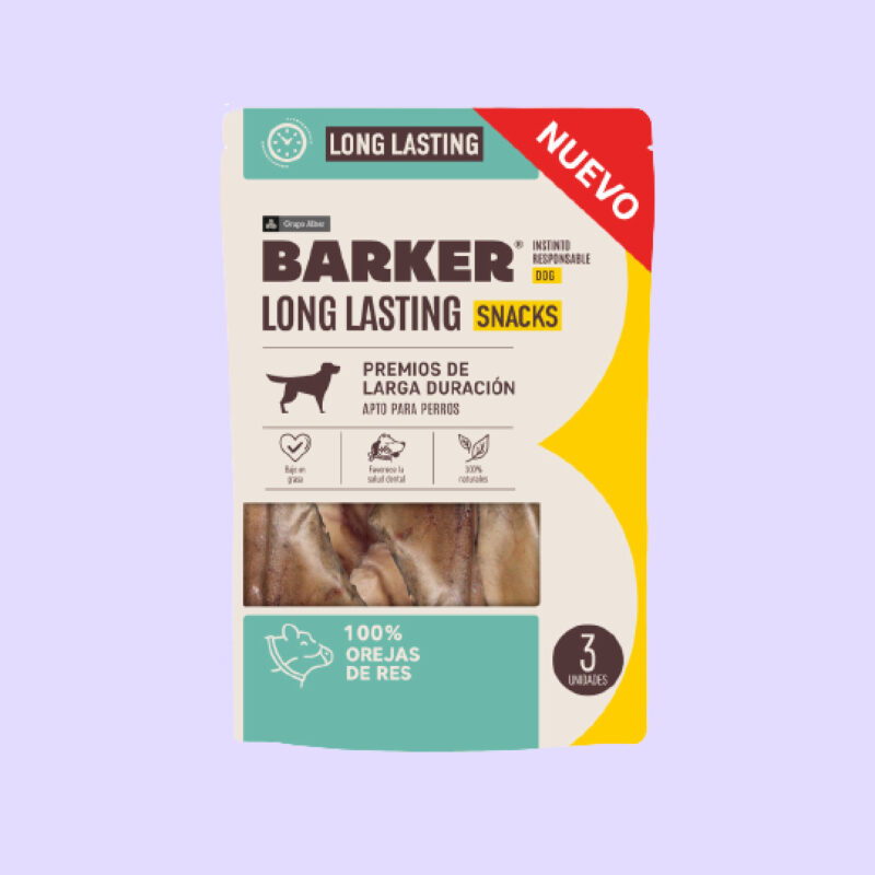 Barker Long Lasting Orejas de Res 3 u