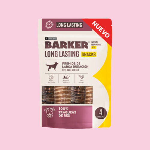Barker Long Lasting Tráqueas de Res 4 u