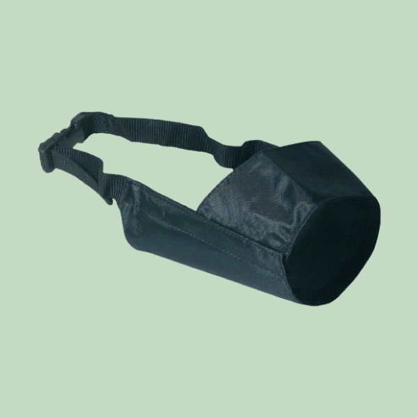 Claws & Paws Bozal Negro de Tela Negro #1