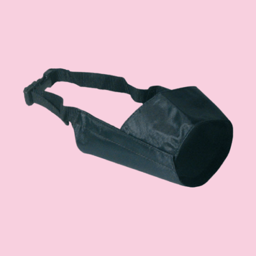 Claws & Paws Bozal Negro de Tela Negro #2