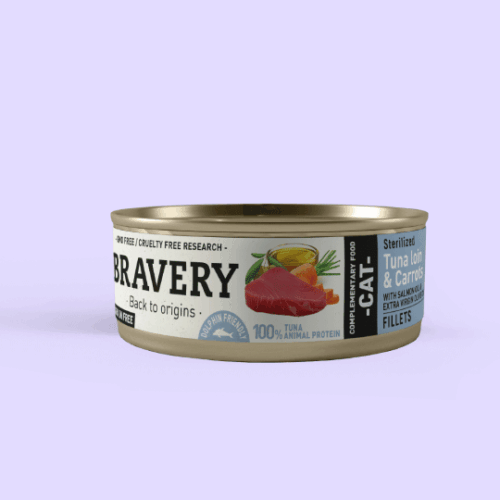 Bravery Tuna Loin and Carrots Sterilized Cat 70 g