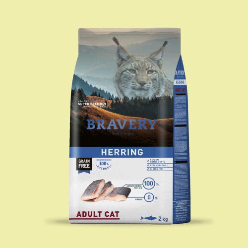 Bravery-Herring-Adult-Cat-2-kg Bravery herring gato adulto