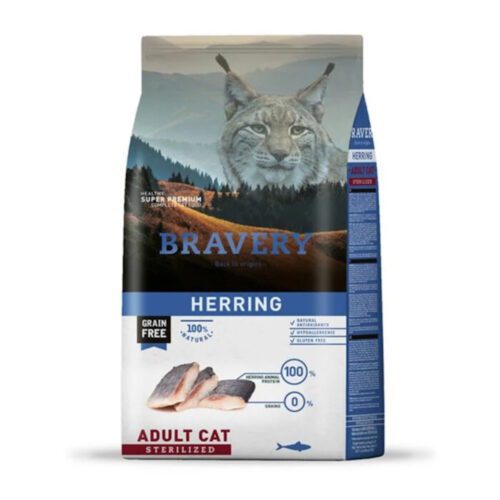 Bravery-Herring-Adult-Cat-Sterilized Bravery herring gato adulto esterilizado