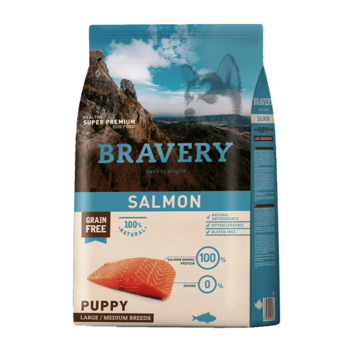 Bravery-Salmon-Puppy-large-medium-Breeds-Cachorros-de-razas-medianas-y-grandes Bravery salmón perro cachorro raza mediana grande