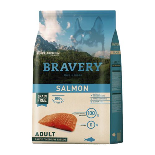 Bravery-Salmon-adult-large-medium-Breeds-Adultos-de-razas-medianas-y-grandes1 Bravery salmón perro adulto raza mediana grande