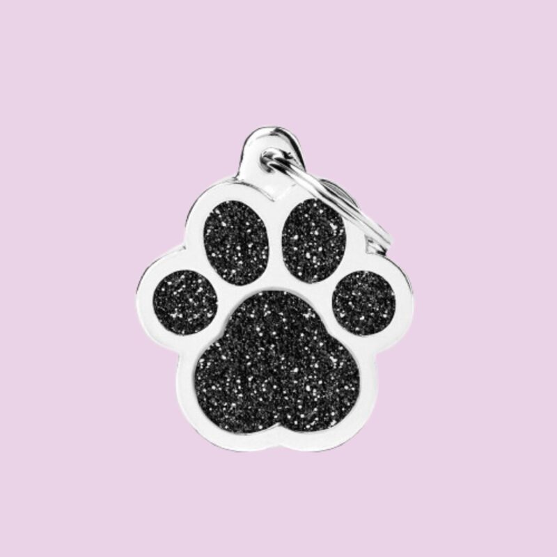 My Family Big Paw Glitter Black