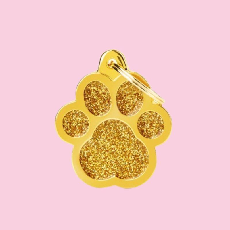 My Family Big Paw Glitter Gold