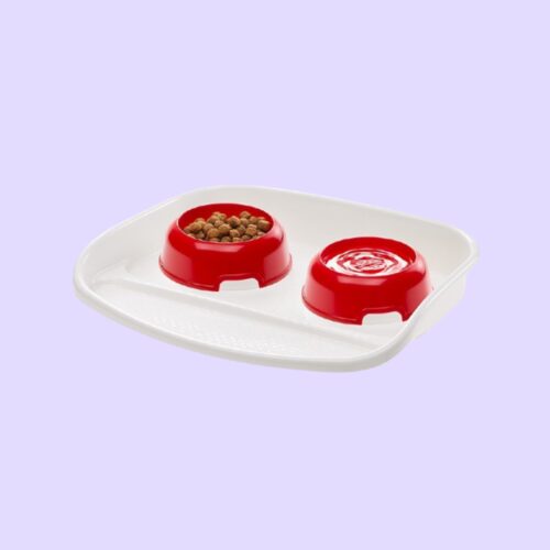 COLORES-PRODUCTOS-CAN-BACAN-50 Ferplast Lindo Restyling Tray & Bowls / Bandeja con Dos Platos