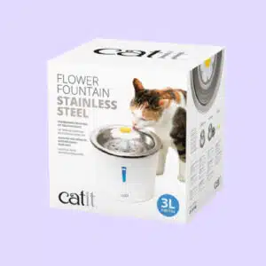 Cat It Fuente De Agua (Acero Inoxidable) - 3 L
