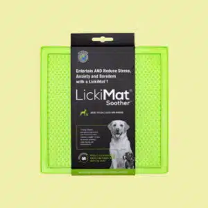 LickiMat Soother Green Dog