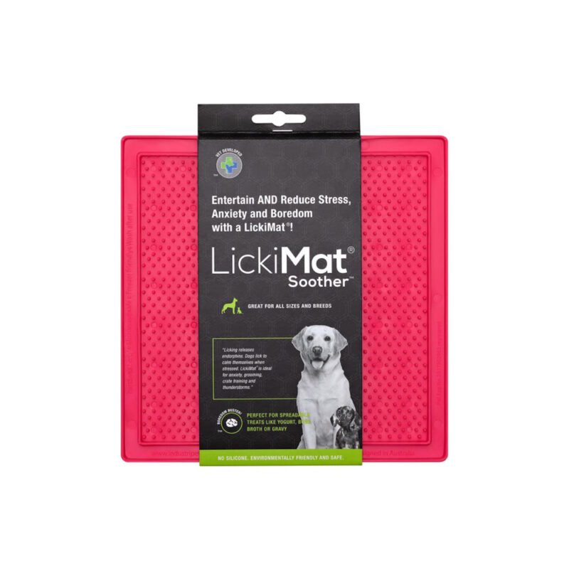 LM9002PK-DR-1 LickiMat Soother Pink Dog
