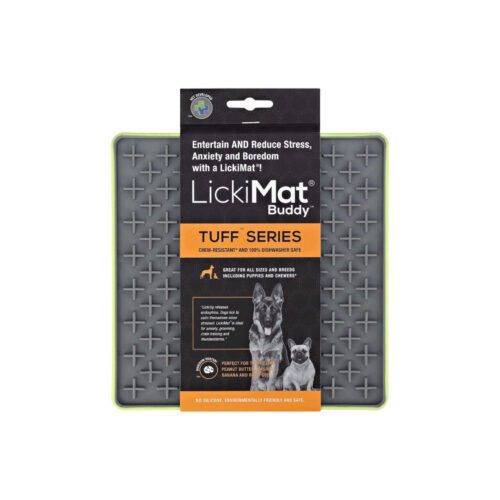 LM9023GN-CR-1 LickiMat Tuff Buddy Green Dog