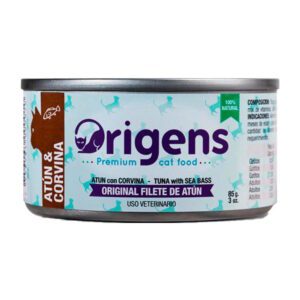 Origens-Filete-de-atun-con-corvina-85gr-Alimento-para-gatos Origens Filete de Atún con Corvina 85 g