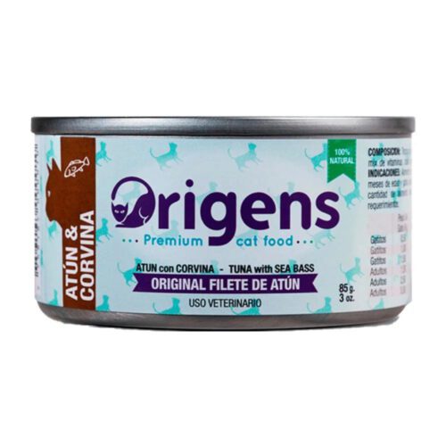 Origens-Filete-de-atun-con-corvina-85gr-Alimento-para-gatos Origens Filete de Atún con Corvina 85 g