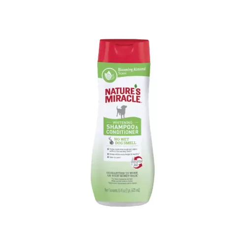 NATURES MIRACLE WHITE SHAMPOO & CONDITIONER 473 ml