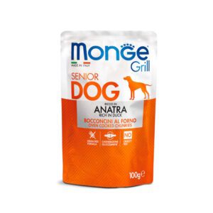 X_senior5405 Monge Grill Senior Pato para Perro Adulto Mayor (6-7 años a más)