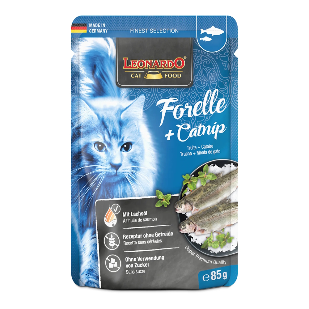 Leonardo Pouch Trout + Catnip, 85 g