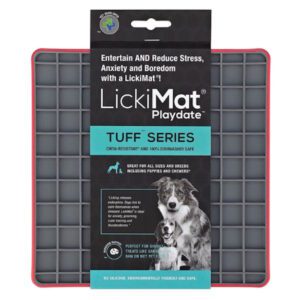 getimage LickiMat Tuff Playdate Red Dog