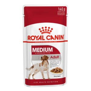 Size-Health-Nutrition-Medium-Adult-Canine-Wet-Pouch-10X140G Royal Canin Size Health Nutrition Medium Adult Canine Wet Pouch 10X140G