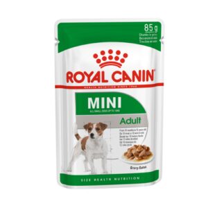 Size-Health-Nutrition-Mini-Adult-Canine-Wet-Pouch-12X85G-1 Royal Canin Size Health Nutrition Mini Adult Canine Wet Pouch 12X85G