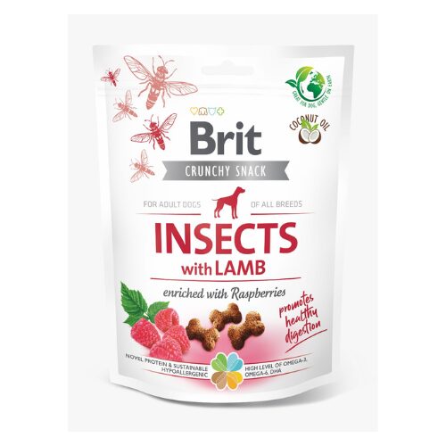 Brit-Crunchy-Snack-Insects-Wirth-Lamb-200-GR Brit Crunchy Snack Insects Wirth Lamb 200 GR