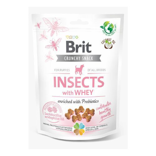 Brit-Crunchy-Snack-Insects-With-Whey-200-GR Brit Crunchy Snack Insects With Whey 200 GR
